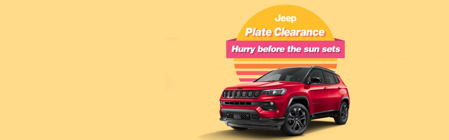 Jeep Compass plate clearance sale