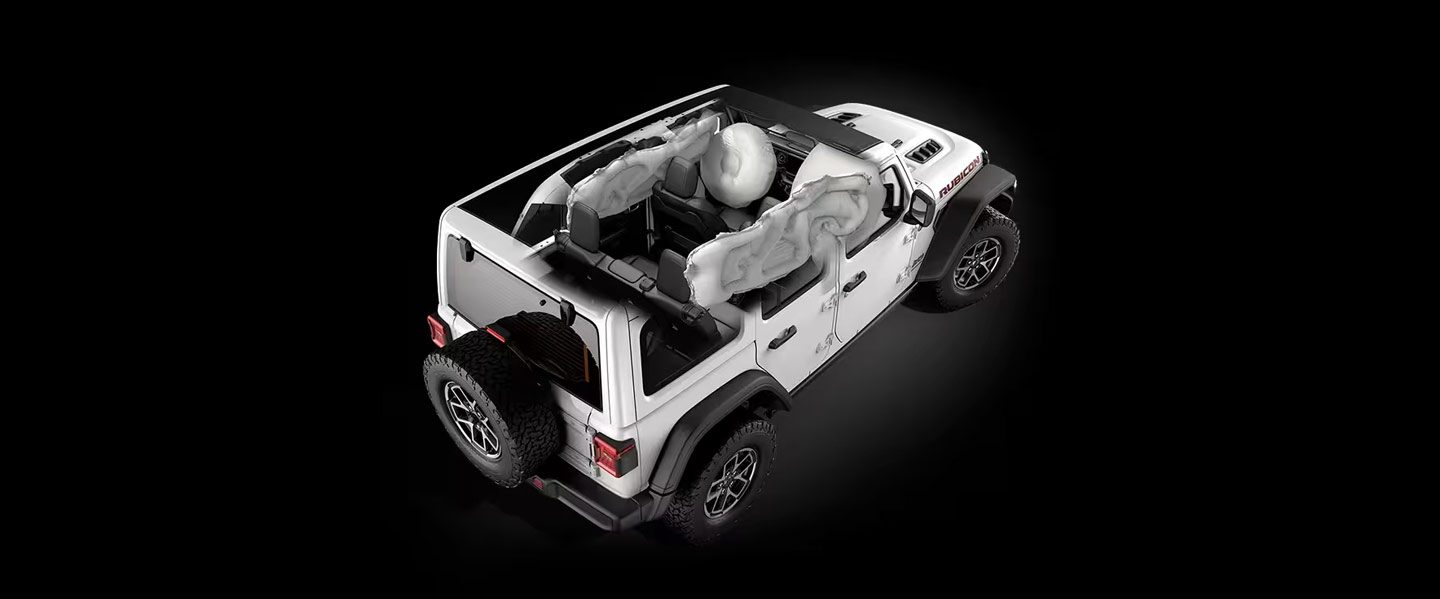 Jeep standard curtain airbags
