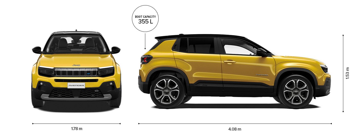 Jeep-Avenger dimensions