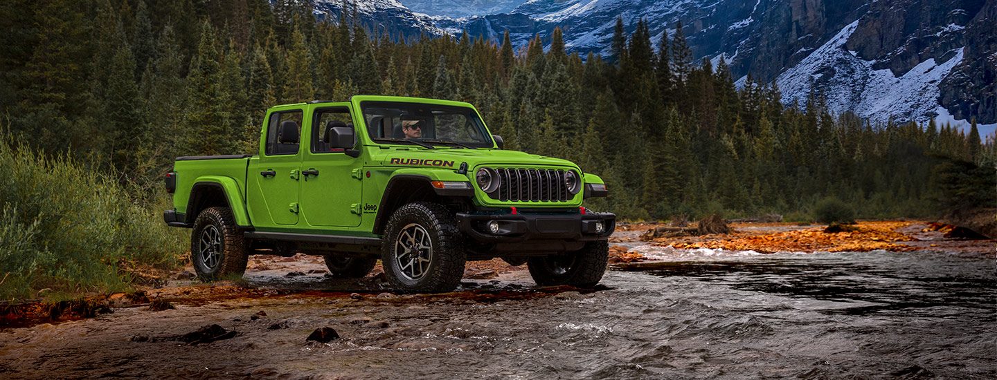 Jeep Gladiator 4x4 in mojito colour