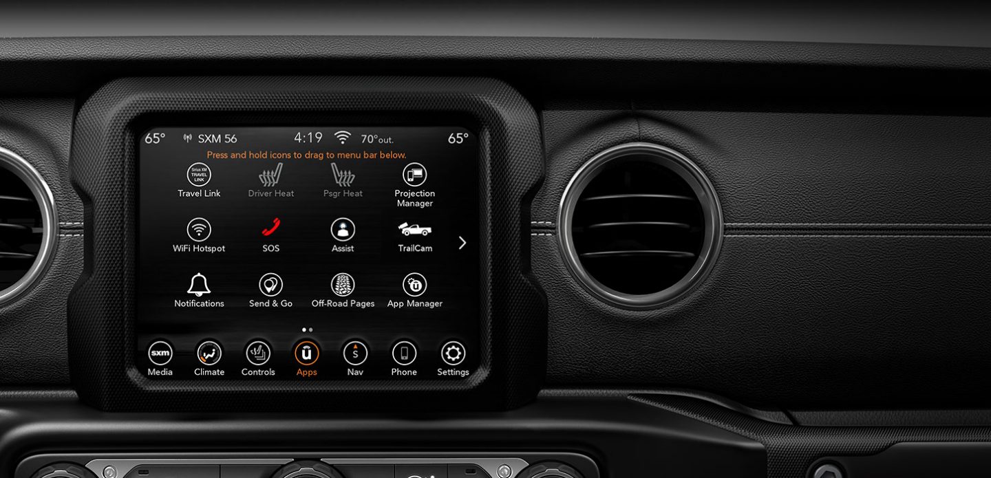 Jeep Gladiator Interior Features Jeep Australia